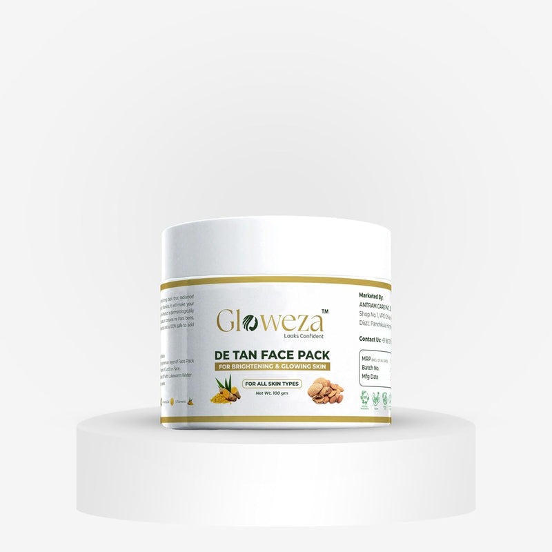 Gloweza De Tan Face Pack for Tan Removal - 100g